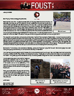 Zach Foust Prayer Letter:  Back Home Again!
