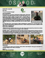 Charles Osgood Prayer Letter: Training Witnesses