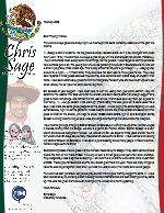 Christopher Sage Prayer Letter: Bringing Forth Much Fruit
