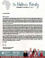 Mark Holmes Prayer Letter: Graduation and Conferences