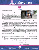 Scott Christiansen Prayer Letter: Restricted but Resolved
