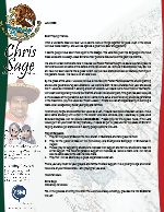 Christopher Sage Prayer Letter: A Great New Door of Opportunity!
