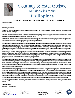 Courtney Godsoe Prayer Letter:  God Is Still in Control!