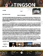 Garry Tingson Prayer Letter: Back on the Road Again!