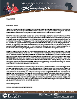Mshama Kinyonga Prayer Letter:  God Is Still Working--In Spite of COVID-19!