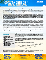 Oral Anderson Prayer Letter: Indifference Changes to Interest Because of COVID-19