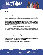 Angel Lopez Prayer Letter:  Adversity Creates Opportunities
