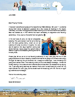 Caleb Christiansen Prayer Letter: On the Road Again
