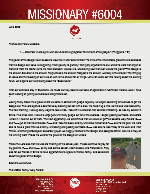 Missionary #6004 Prayer Letter: The Power of the Gospel