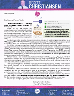 Scott Christiansen Prayer Letter: God Is Not Bound!