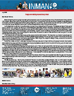 Chad Inman Prayer Letter:  People Are Getting Saved Every Week