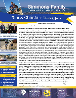 Tim Simmons Prayer Letter: Giving the Meat That Endures