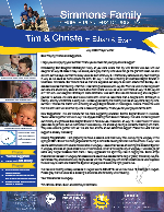 Tim Simmons Prayer Letter:  Introducing Our Daughter Emmalyn!