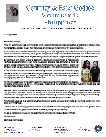 Courtney Godsoe Prayer Letter: His Word Is Not Hindered!