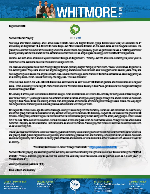 Dave Whitmore Prayer Letter: Thank You for Praying!