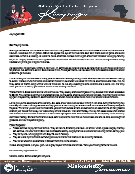Mshama Kinyonga Prayer Letter:  May God Get the Glory in Spite of the Chaos