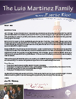 Luis Martinez Prayer Letter: 22 Years on the Field of Puerto Rico!