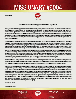 Missionary #6004 Prayer Letter:  "And He Shall Be Like a Tree . . . ."