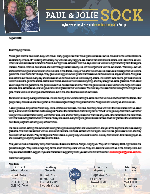 Paul Sock Prayer Letter: Quarantine