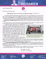 Scott Christiansen Prayer Letter: Rejoicing in Hope