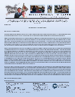 Go Oishi Prayer Letter: Our Departure Is in the Lord's Hands!