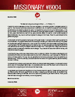 Missionary #6004 Prayer Letter: Fear Cannot Rule the Christian's Life