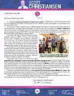 Scott Christiansen Prayer Letter: College Back in Session