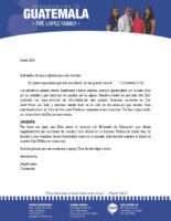 Angel Lopez Prayer Letter: Thankful to God for His Care