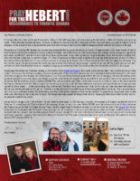 Brian Hebert Prayer Letter: Ending the Year with New Perspective
