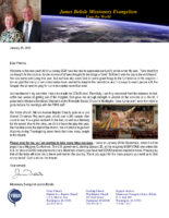 James Belisle Prayer Letter:  Back in the Air . . . I Hope!