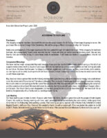Montana Morrow Prayer Letter: According to His Plans