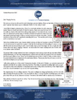 Robert Wilson Prayer Letter: Rejoice With Us!