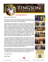 Garry Tingson Prayer Letter: We Have Reached 90%!
