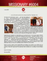 Missionary #6004 Prayer Letter: A Very Special Wedding