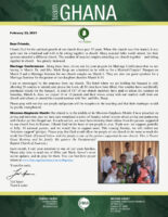 Team Ghana Update: Marriage and Missions