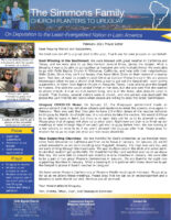 Tim Simmons Prayer Letter: Uruguay COVID News