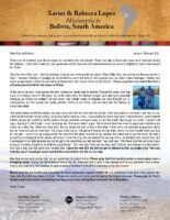 Xavier Lopez Prayer Letter: First Soul Saved of 2021, Back In Bolivia, Answered Prayer, and Prayer Requests