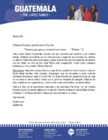 Angel Lopez Prayer Letter: Starting a New Work
