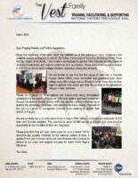 Charlie Vest Prayer Letter: Committed to Getting TAN to Asia