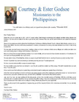 Courtney Godsoe Prayer Letter: A Great Start to 2021!