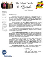 Gregg Schoof Prayer Letter: End of Furlough