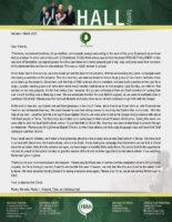 Baraka Hall Prayer Letter: Abounding in the Work of the Lord