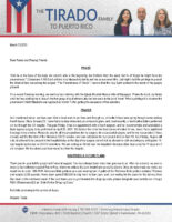 Roberto Tirado Prayer Letter: The Preeminence of Christ