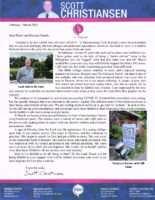 Scott Christiansen Prayer Letter:  The Lord Is Faithful