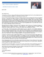 Tommy Ashcraft Prayer Letter: First of Evangelism Pastors' and Workers' Conference