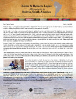 Xavier Lopez Prayer Letter: Learning to Lean, Thank You for Praying, Souls Saved, and Prayer Request
