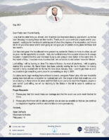 Adam DePaolis Prayer Letter: God Has Been Good