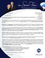 Dan and Lana Siemer Prayer Letter: We're Traveling Again!