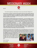Missionary #6004 Prayer Letter: What a Spring the Lord Provided!