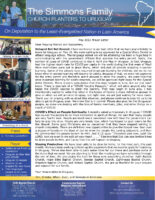 Tim and Christa Simmons Prayer Letter: Delayed But Not Denied